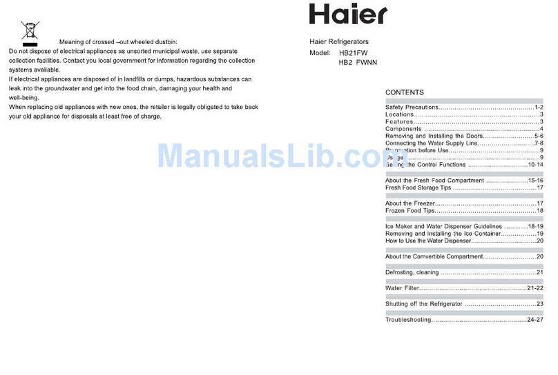 Haier HB22FWNN user manual