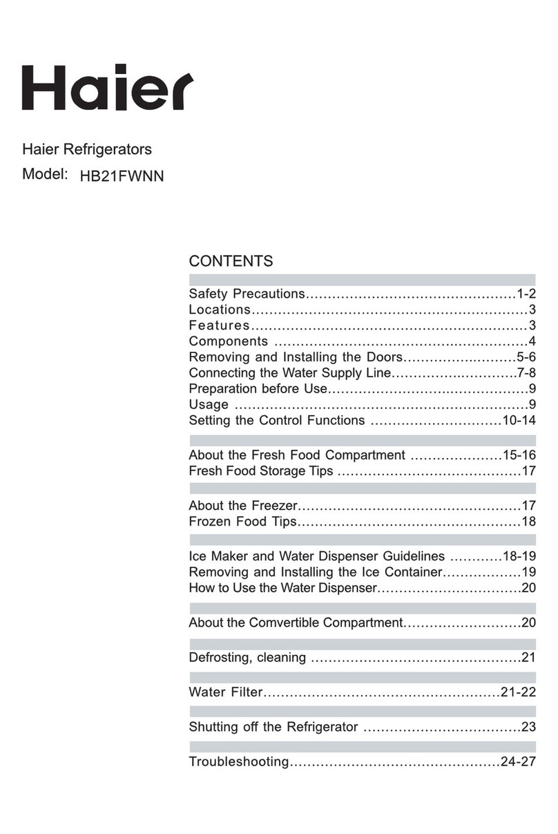 Haier HB21FWNN User manual Haier HB21FWNN User manual