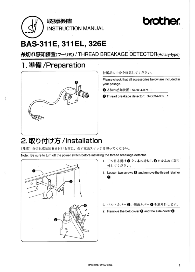 Brother BAS-311E instruction manual