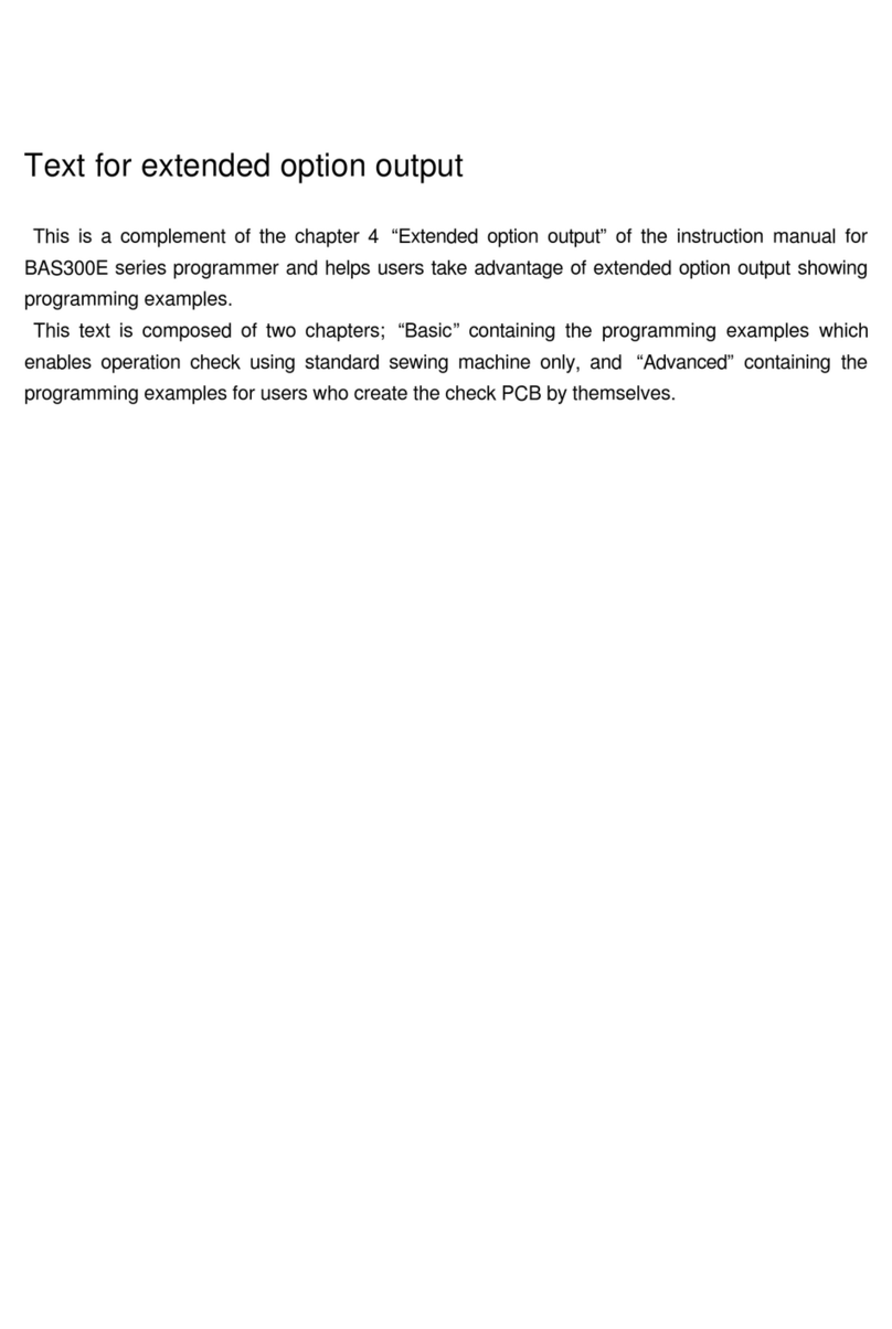 Brother BAS-311E User manual