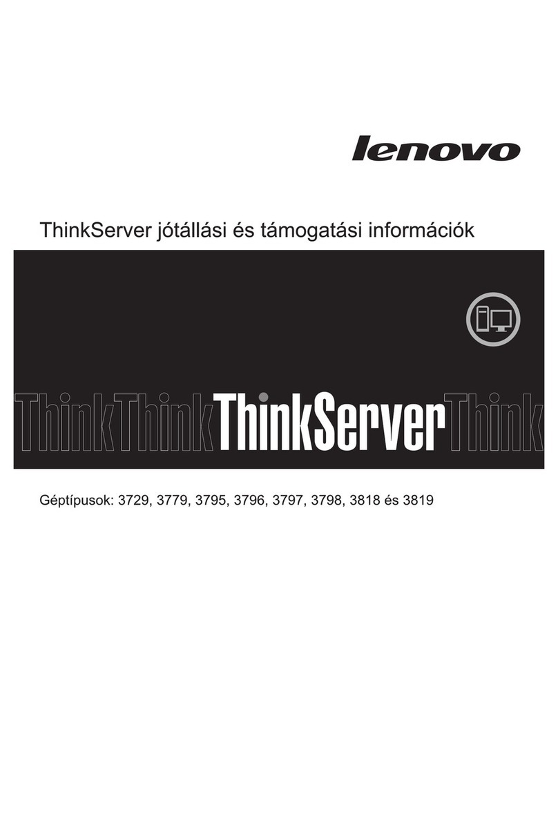 Lenovo ThinkServer RD210 User manual Lenovo ThinkServer RD210 User manual
