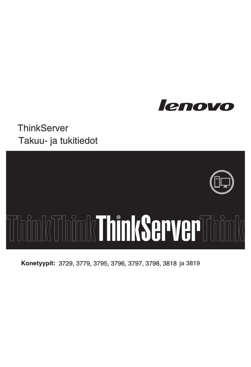 Lenovo ThinkServer RD210 Instruction sheet