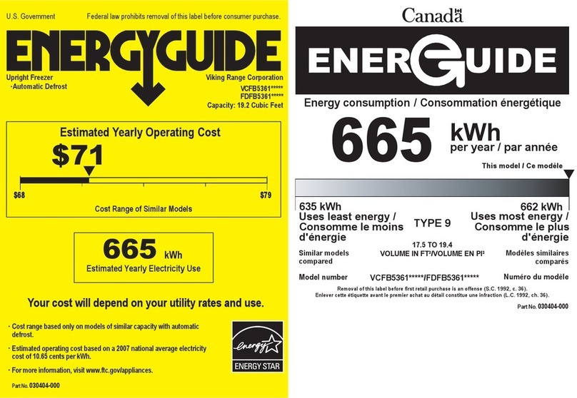 Viking FDFB5361R Energy guide