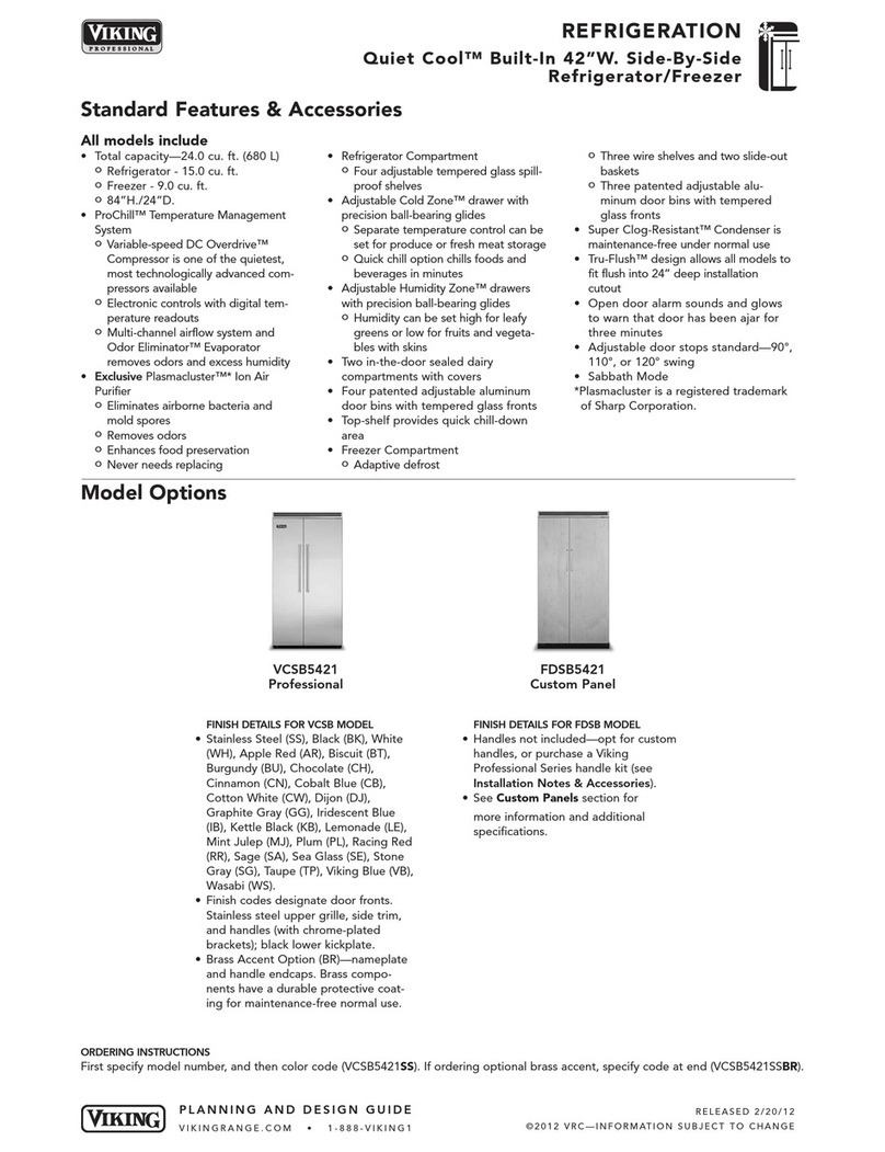 Viking Quiet Cool FDSB5421 User manual Viking Quiet Cool FDSB5421 User manual