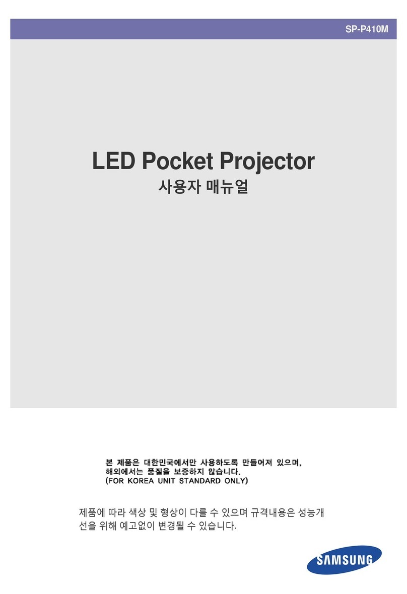 Samsung SP-P410M User manual