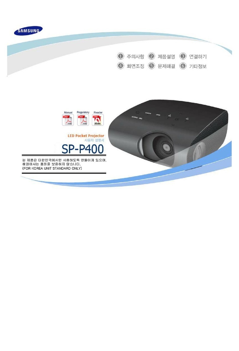 Samsung SP-P400B User manual