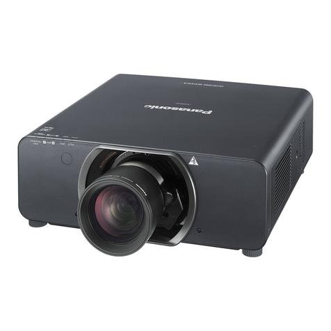 Panasonic PTDZ8700U - DLP PROJECTOR User manual