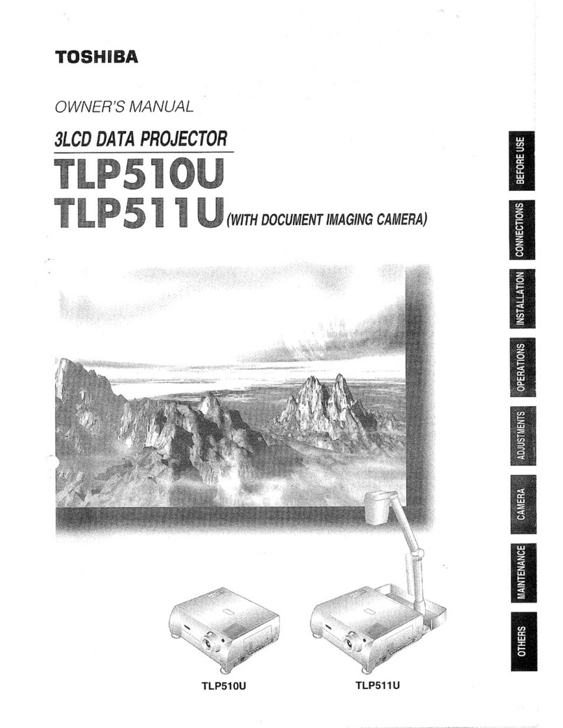 Toshiba TLP-510U User manual
