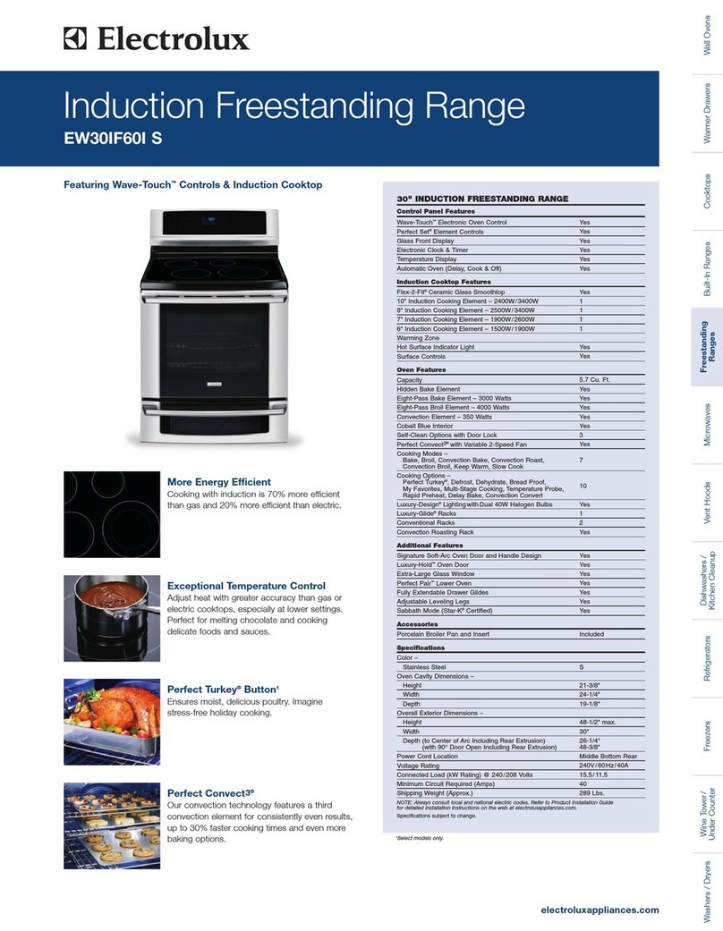 Electrolux EW30IF60IS User manual