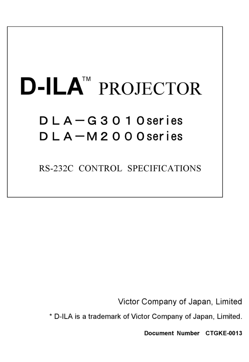 JVC DLA-DS1U - General Purpose D-ila Projector User manual JVC DLA-DS1U - General Purpose D-ila Projector User manual