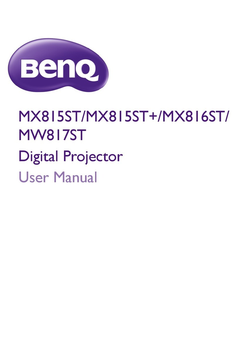 BenQ MW817ST User manual
