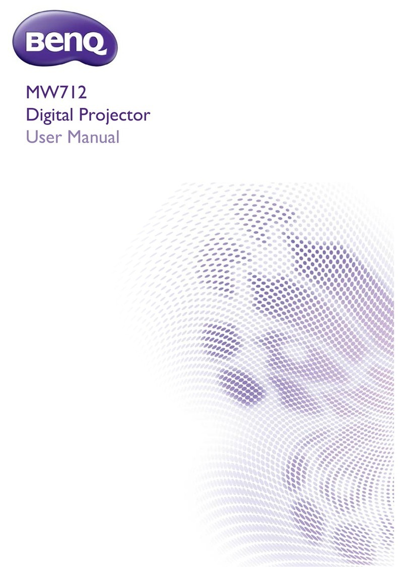BenQ MW712 User manual
