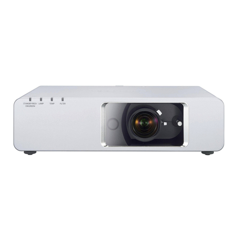 Panasonic PT-F300EA User manual Panasonic PT-F300EA User manual