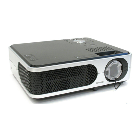 Toshiba TLP-X2500A User manual