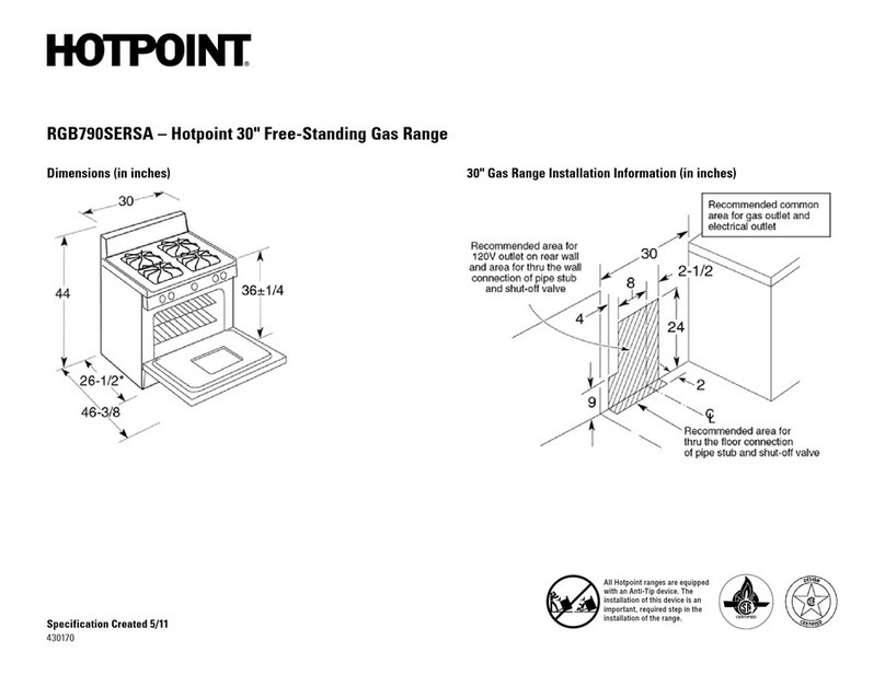 Hotpoint RGB790SERSA User guide Hotpoint RGB790SERSA User guide