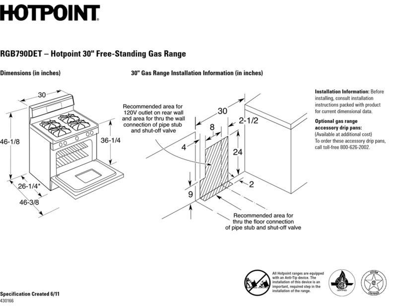 Hotpoint RGB790DETBB User guide