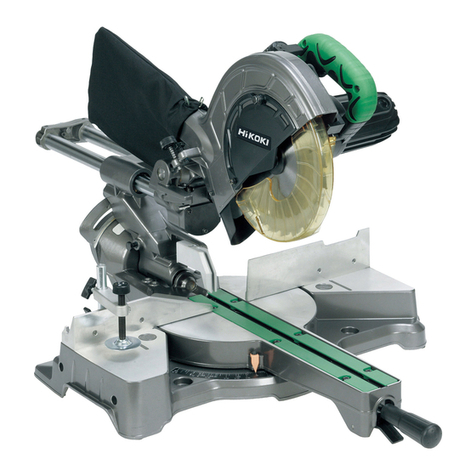 Hitachi C8FSE - 8-1/2" Sliding Compound Miter Saw User manual