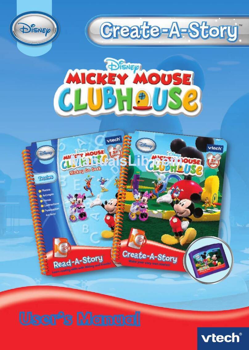 V-tech Create-A-Story: Mickey Mouse Clubhouse User manual