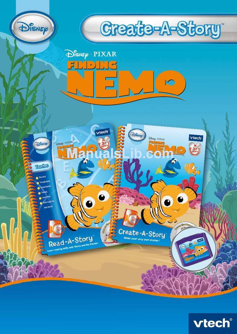 V-tech Create-A-Story: Finding Nemo User manual V-tech Create-A-Story: Finding Nemo User manual