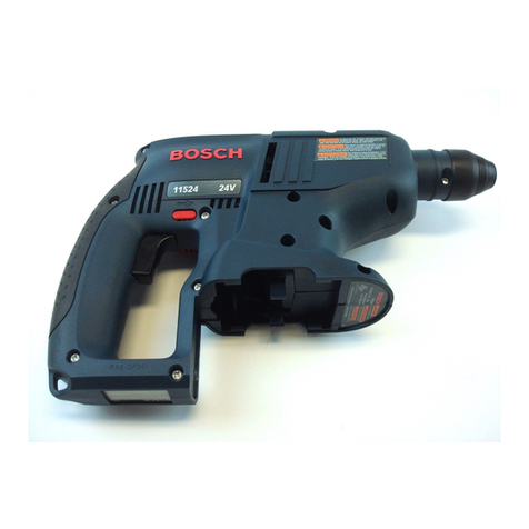 Bosch 11524 - 24V 3/4 Inch SDS-plus Rotary Hammer User manual Bosch 11524 - 24V 3/4 Inch SDS-plus Rotary Hammer User manual