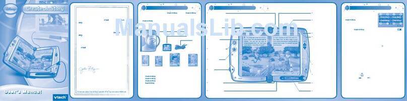 V-tech Create-A-Story Reading System User manual