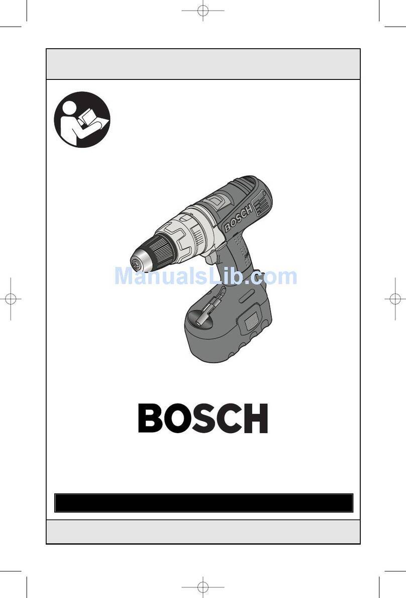 Bosch 13614-2G - 14.4V Brute Tough Cordless Operating/safety instructions