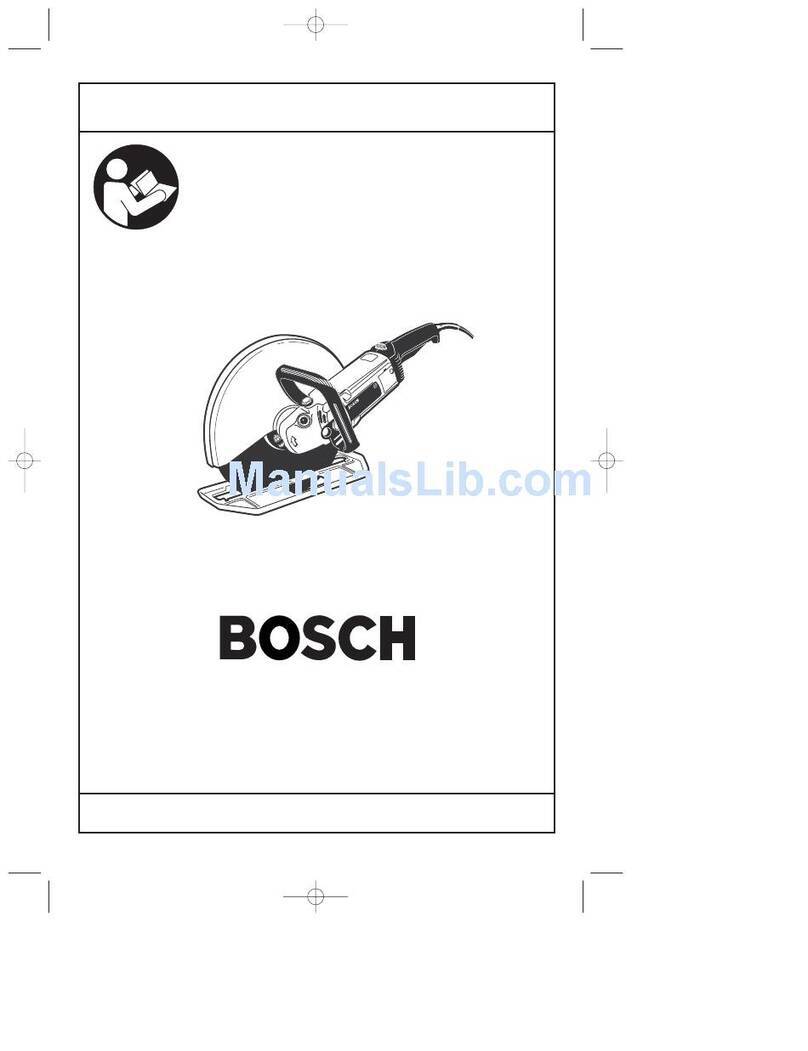 Bosch 1364 - 15 Amp Hand Held Abrasive Cutoff... Assembly instructions