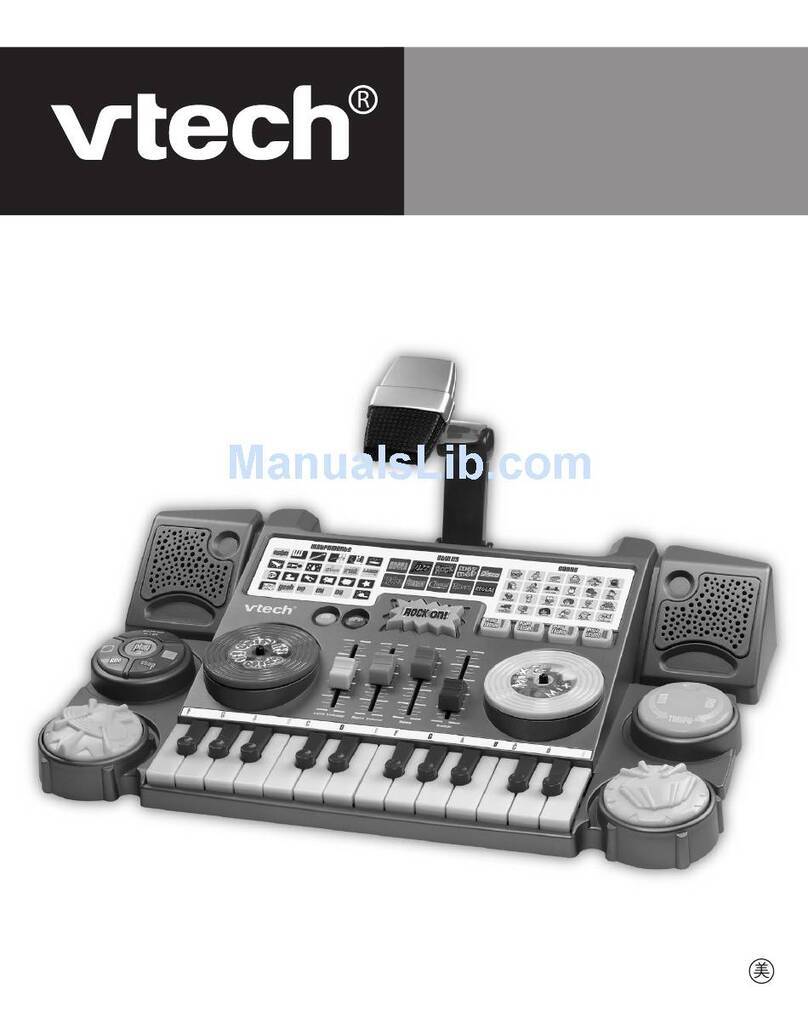 V-tech DJ Karaoke Studio User manual