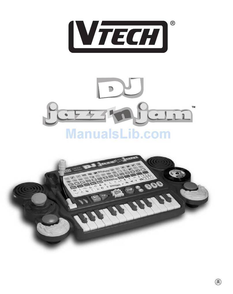 V-tech DJ Jazz 'n Jam User manual