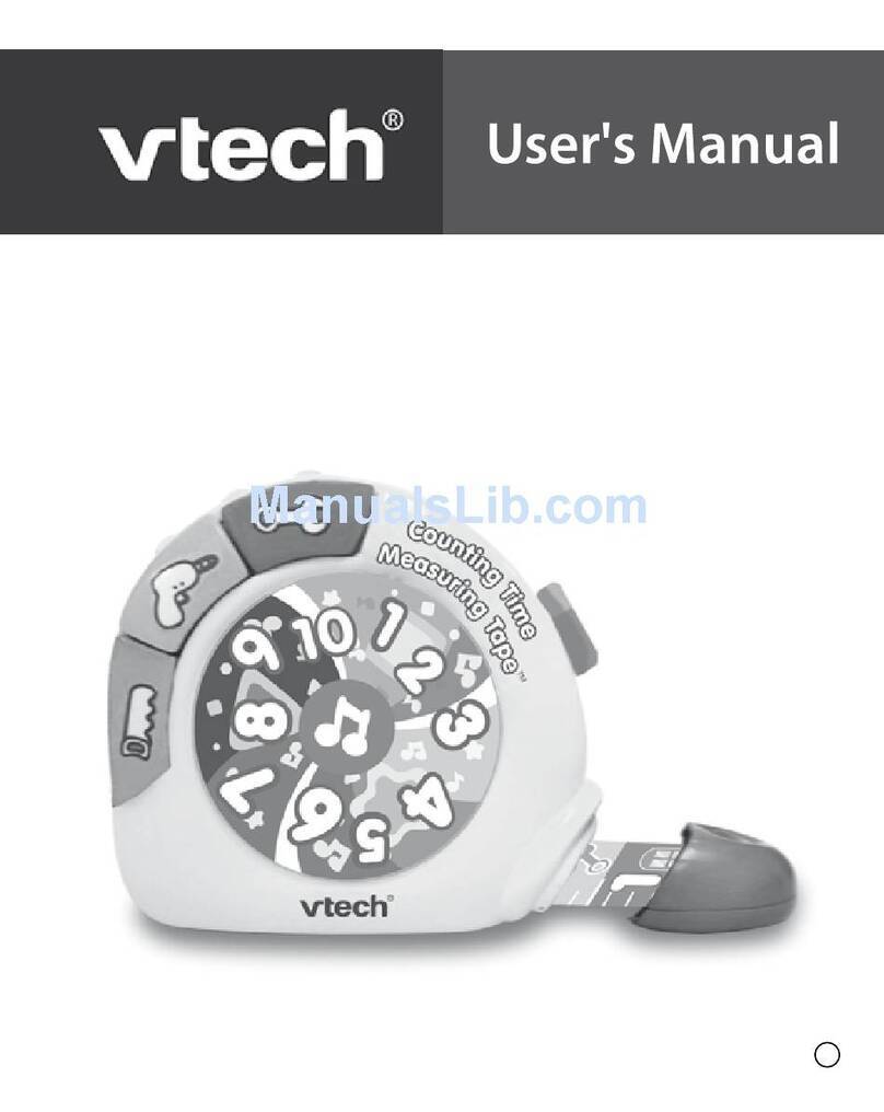 V-tech Counting Time Measuring Tape User manual