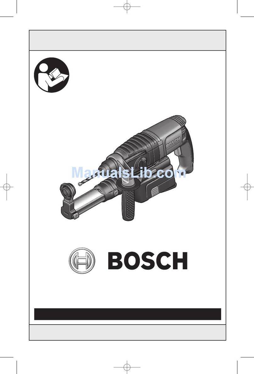 Bosch 11250VSRD - 3/4 SDS Plus Rotary Hammer Assembly instructions