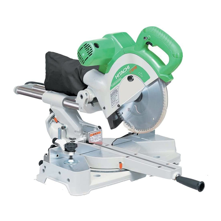 Hitachi C10FSB - 10 Inch Sliding Dual Bevel Compound Miter... Mounting instructions