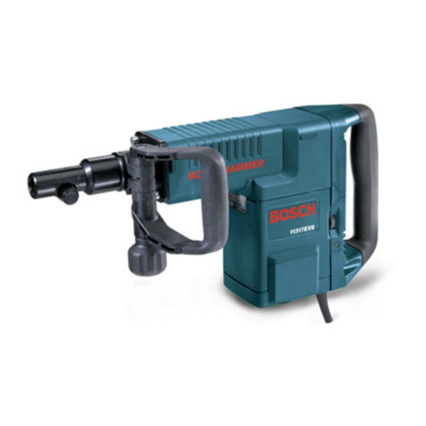 Bosch 11317EVS - Hex Demolition Hammer 3/4 Inch User manual