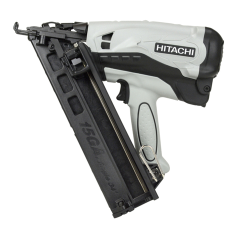 Hitachi NT65GA - 2-1/2" Gas Powered 34 Angled Finish... Instruction and safety manual