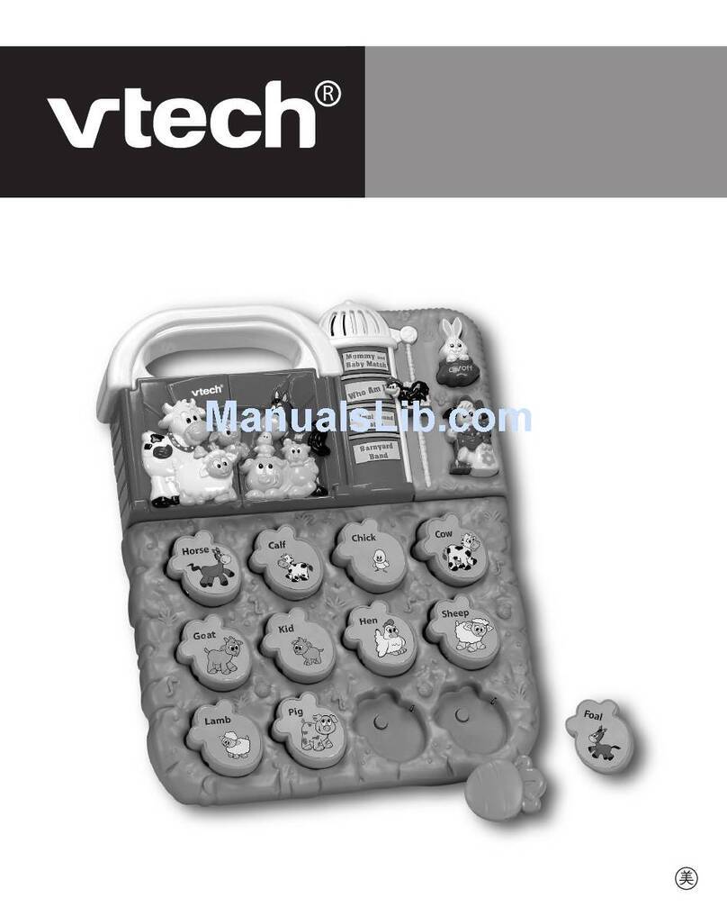 V-tech Guess 'n Match Carrot Patch User manual V-tech Guess 'n Match Carrot Patch User manual