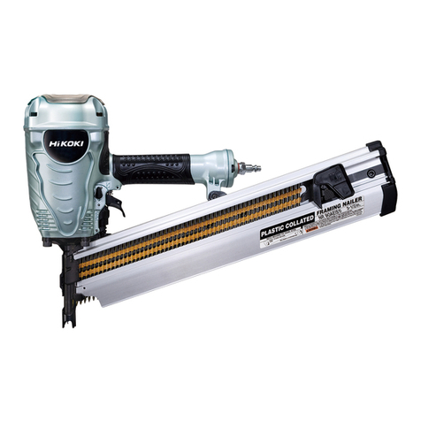 Hitachi NR90AE - 2" - 3-1/2" Full Instruction and safety manual