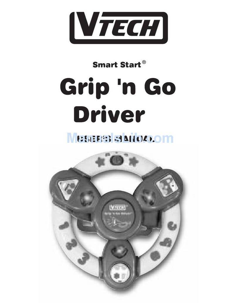 V-tech Grip 'n Go Driver User manual