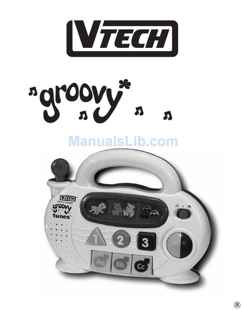V-tech Groovy Tunes User manual