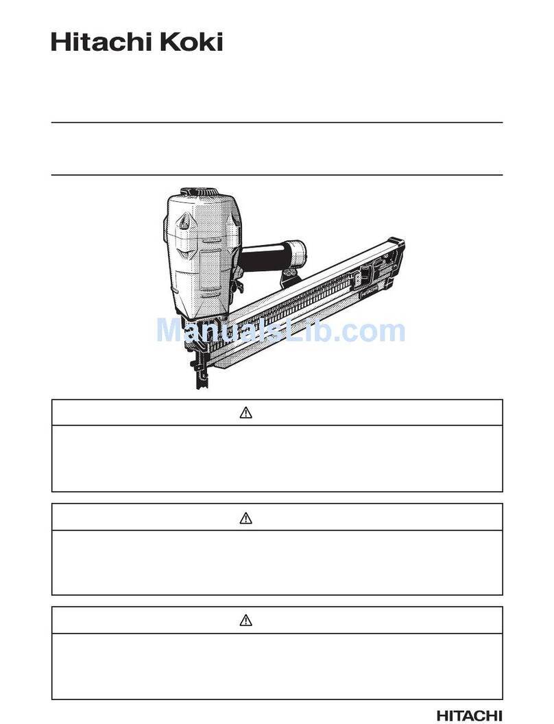 Hitachi Koki NR90AC3 - 3 1/2 Inch Full Head Framing Strip... Instruction and safety manual Hitachi Koki NR90AC3 - 3 1/2 Inch Full Head Framing Strip... Instruction and safety manual