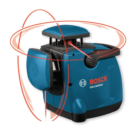 Bosch GRL160DHV - Dual-Axis Self-Leveling Rotary... Assembly instructions Bosch GRL160DHV - Dual-Axis Self-Leveling Rotary... Assembly instructions