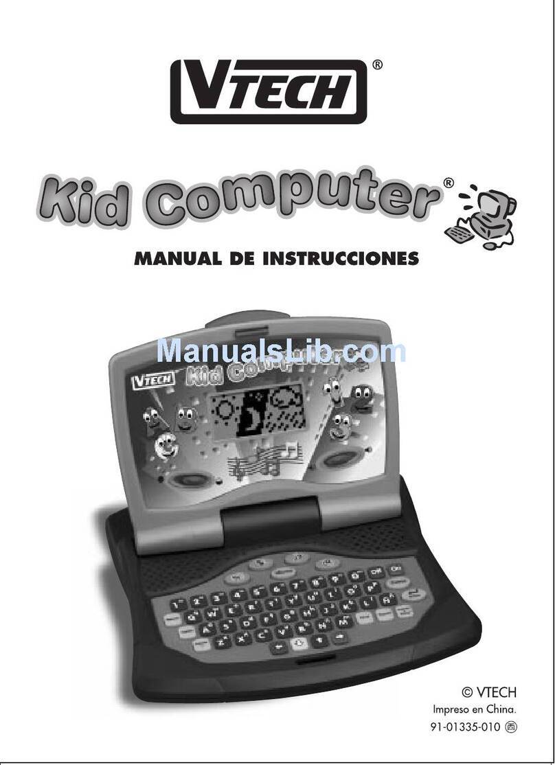 V-tech Kid Computer Setup guide V-tech Kid Computer Setup guide