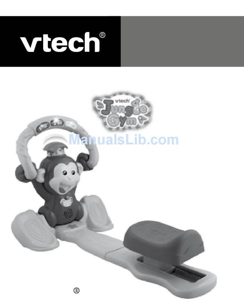V-tech Jungle Gym: Monkey Moves Smart Seat User manual
