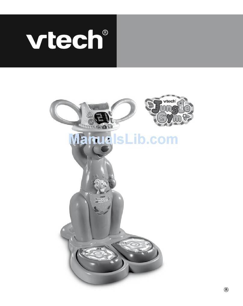 V-tech Jungle Gym: Step & Count Kangaroo User manual