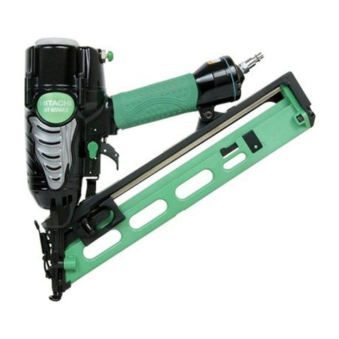 Hitachi NT65MA3 - 2-1/2 Angled Finish Nailer User manual