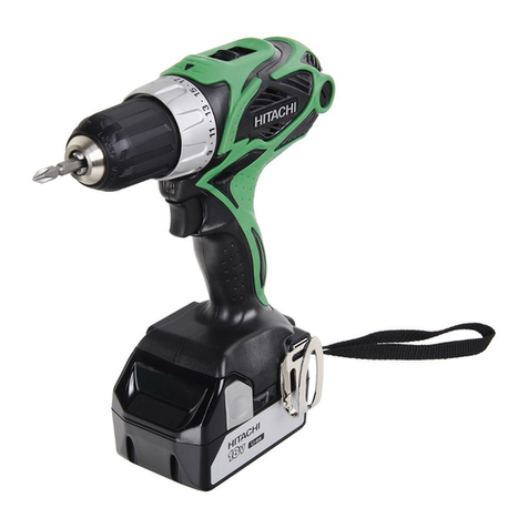 Hitachi DS18DSAL - 18V 1/2" Driver Drill 460 In/Lbs... instruction manual