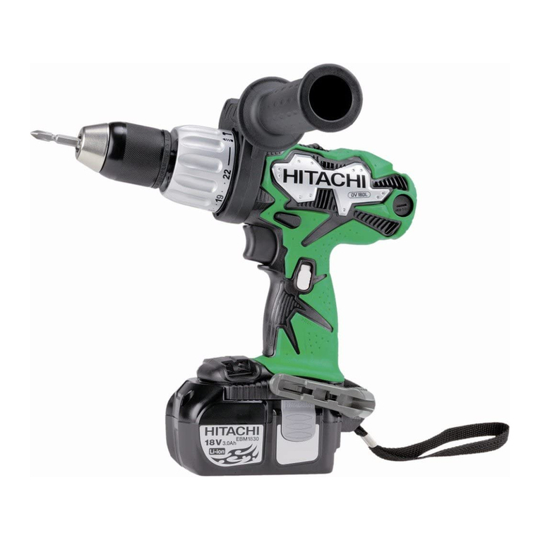 Hitachi DV18DL - 18V 3.0Ah Lithium Ion Cordless Hammer... Service manual