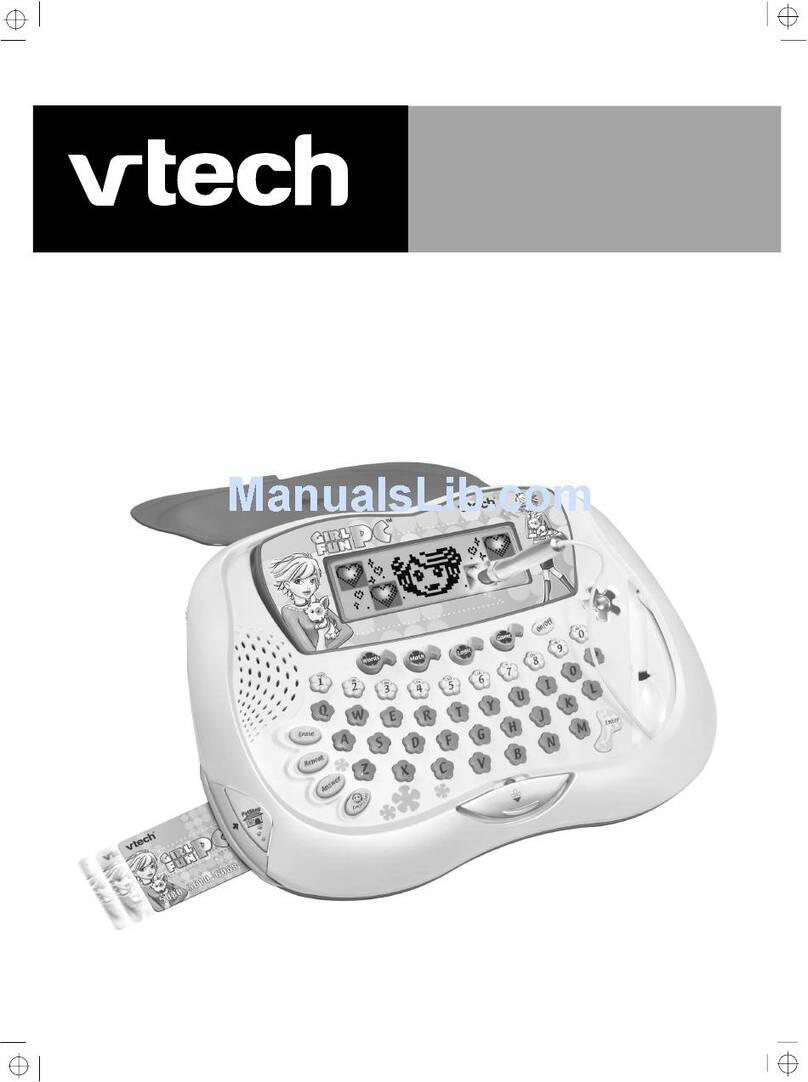 V-tech Girl Fun PC User manual