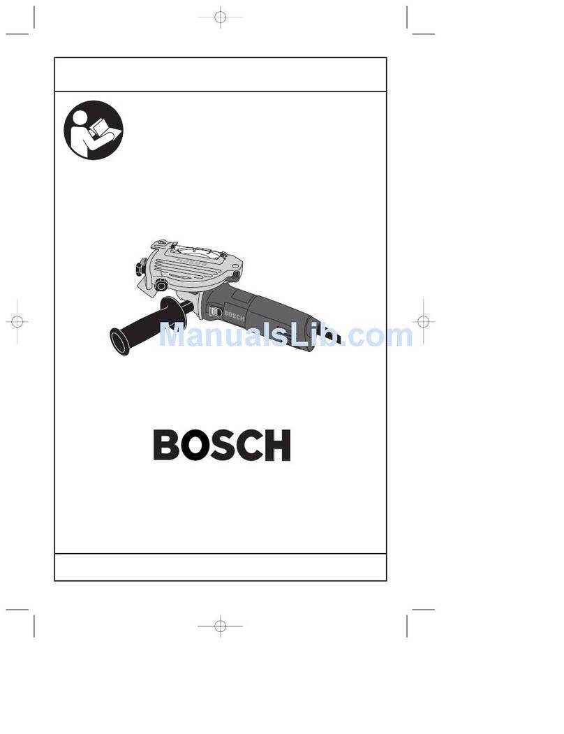 Bosch 1775E - 5" 8.5 Amp Tuckpoint Grinder Assembly instructions