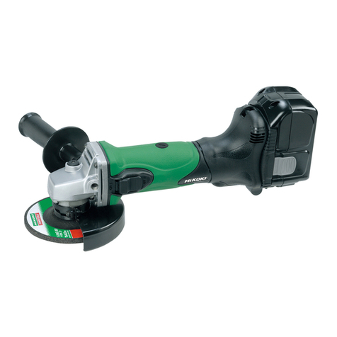 Hitachi G18DL - 18V Cordless Lithium Ion HXP 4-1/2"... User manual