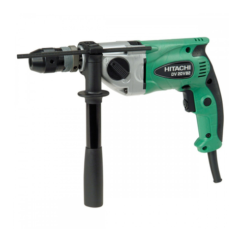 Hitachi DV20VB2 - 1/2 Inch Hammer Drill instruction manual